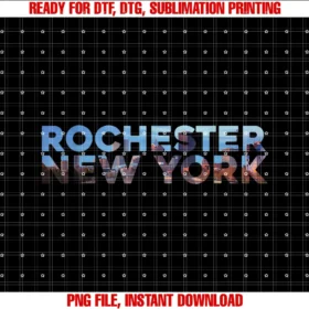 Funny Family Vintage Outfitrochester Skyline Inside Block Letters New York Souvenir Tee