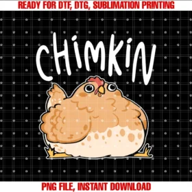 Funny Fat Chicken Chimkin Chicken Lovers Tee