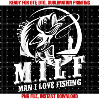 Funny Fisherman Fishing Teesmilf Man I Love Fishing Funny Fishing Gift Tee