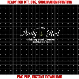Funny Fisherman Fishing Andy and Red Fishing Charter Zihuatanejo Tee