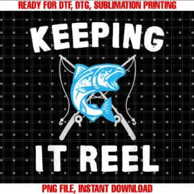 Funny Fishing Apparelkeeping It Reel Fishing Tee