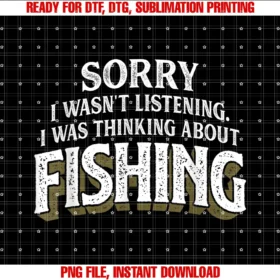 Funny Fishing Fisherman Gift Shirtsi Was Thinking About Fishing Funny Fishing Gift Tee