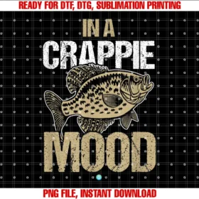 Funny Fishing Gift Ideascrappie Fishing in a Crappie Mood Gift Idea Tee