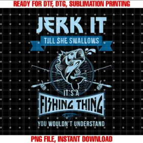 Funny Fishing Gift Shopfunny Jerk It Till She Swallows Trout Bass Fishing Gear Men Tee