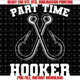 Funny Fishing Gifts Gearpart Time Hooker Tee