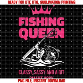 Funny Fishing Queenfishing Queen Funny for Women Ladies Fishing Lovers Tee