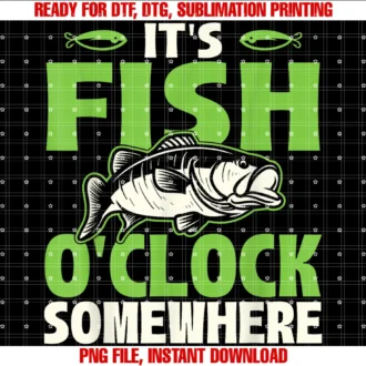 Funny Fishing Shirtsits Fish Oclock Somewhere Fishing Angling Fisherman Tee