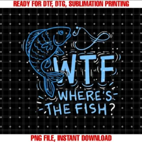 Funny Fishing Sport Shirts Giftswtf Wheres the Fish Anglers Fisherman Hook Lake Tee