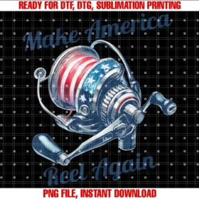 Funny Fishing Teemake America Reel Again Funny Fishing Tee