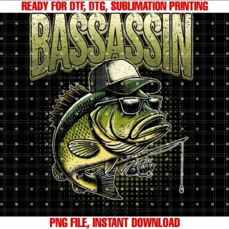 Funny Fishing Gear Unique Fisherman Giftsbassassin Funny Bass Fisherman Fishing Meme Tee