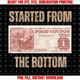 Funny Food Stamp Amounts in Each State Tee Shirtstarted From Food Stamp Amounts in Each State the Bottom Tee