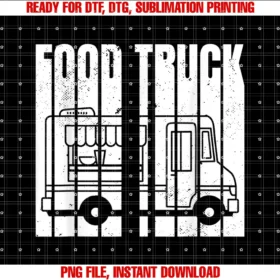 Funny Food Truck Owner Giftsvintage Food Truck Tee