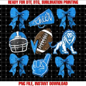 Funny Football Costumecoquette Bow Go Cheer Detroit Pride Cheerleader Girls Tee