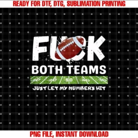 Funny Football Costumefuck Both Teams Just Let My Numbers Hit Baseball Tee Tee