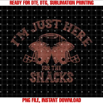 Funny Football Costumeim Just Here for the Snacks Funny Football Tee