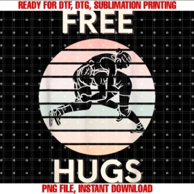 Funny Free Hugs Wrestlingt Shirt Tee