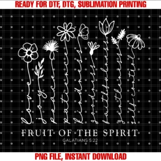 Funny Fruit of the Spirit Floral Tee Shirtfruit of the Spirit Floral Tee