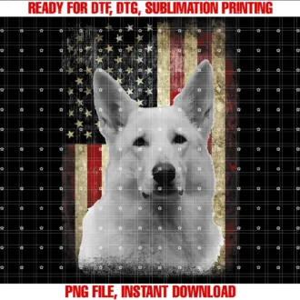 Funny Gsd White German Shepherd Dog Lover Giftspatriotic White German Shepherd Flag American Usa Dog Lover Tee