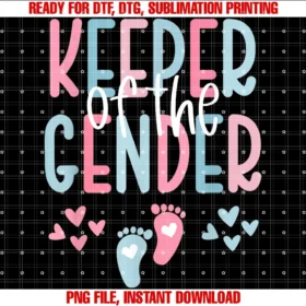 Funny Gender Reveal Baby Shower Partykeeper of the Gender Reveal Announcement Baby Shower Party Tee