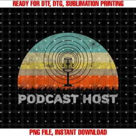 Funny Gifts for Podcast Hosts and Live Streamersretro Style Podcast Host Tee