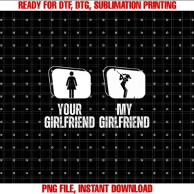 Funny Golfer Golfing Golf Playergolfing Your Girlfriend My Girlfriend Proud Boyfriend Golf Tee