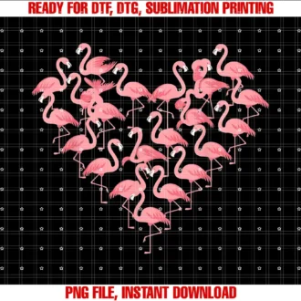 Funny Graphic Tees for Women and Menflamingo Heart Valentines Day Romantic Pink Bird Lover Gift Tee