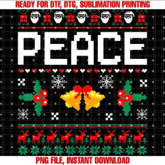Funny Group Couples Family Ugly Christmas Terspeace I Come in Peace Matching Couples Ugly Christmas Tee