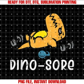 Funny Gym Fitness Shirts Men Women Workout Giftsgym Workout Dino Sore Exercise Fitness Boys Kids Women Men Tee