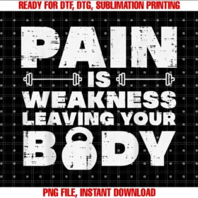 Funny Gym Fitness Shirts Men Women Workout Giftspain is Weakness Leaving Your Body Gym Workout Men Women Tee