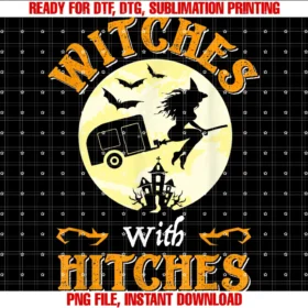 Funny Halloween S Treoriwitches With Hitches Shirt Gift Funny Camping Halloween Tee