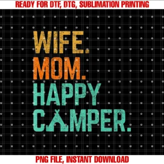 Funny Happy Camper Shirts for Men Women Kids Cowife Mom Happy Camper Cute Funny Matching Family Camping Tee