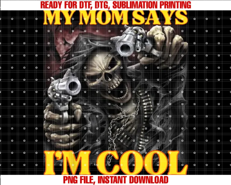 Funny Hard Skeleton Memesmy Mom Says Im Cool Funny Edgy Hard Skeleton Meme Tee