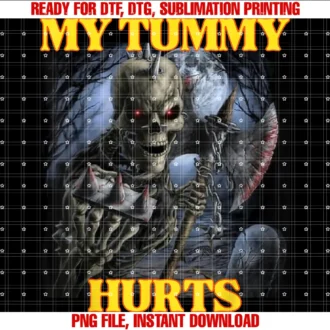 Funny Hard Skeleton Memesmy Tummy Hurts Funny Cool Edgy Hard Skeleton Meme Tee
