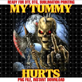 Funny Hard Skeleton Memesmy Tummy Hurts Funny Edgy Hard Skeleton Meme Tee