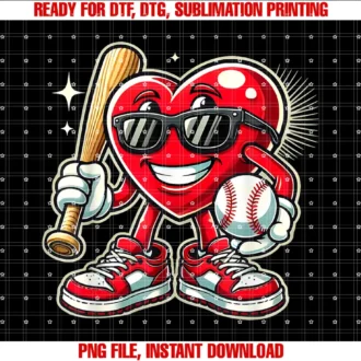Funny Heart Playing Baseball Valentines Day Cofunny Heart Playing Baseball Valentines Day Boys Girls Kids Tee