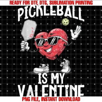 Funny Heart Valentine Teespickleball is My Valentine Heart Funny Valentines Day Tee
