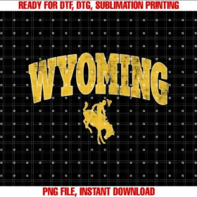 Funny Horse Riding Cowboy Clotheswyoming Funny Retro Cowboy Riding a Bucking Horse Tee