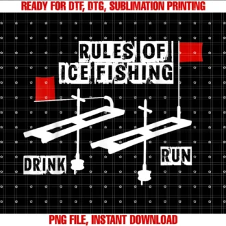 Funny Ice Fishing Gift Apparelfunny Rules of Ice Fishing Drinking Tee