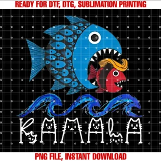 Funny Kamala Fish Eat Fish Tee Shirtkamala Fish Eat Fish Tee