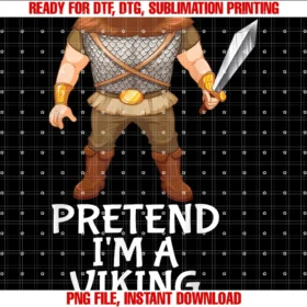Funny Lazy Halloween Costume Pretend Im Vikingpretend Im a Viking Funny Lazy Halloween Costume Tee