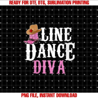 Funny Line Dance Outfits Line Dancer Giftswomens Line Dance Diva Cute Line Dancing Tee
