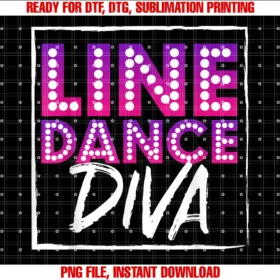 Funny Line Dancing Diva Top for Line Dancerscute Line Dance Diva Shirt for Line Dancers Gift Tee