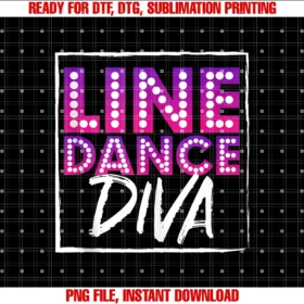 Funny Line Dancing Diva Top for Line Dancerscute Line Dance Diva Shirt for Line Dancers Gift Tee