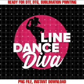 Funny Line Dancing Diva Top for Line Dancerscute Line Dance Diva Gift for Line Dancers Gift Tee