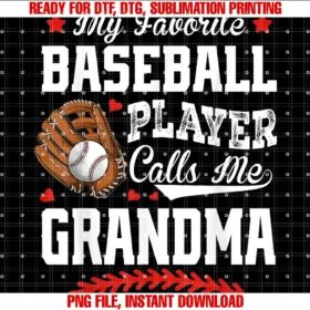 Funny Love Baseball Playermy Favorite Baseball Player Calls Me Grandma Baseball Lover Tee