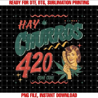 Funny Marijuana Clothhay Churros 420 Day Funny Marijuana Vintage Cloth Tee