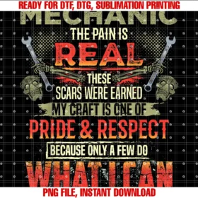 Funny Mechanic Apparel for Auto Mechanicmechanic the Pain is Real Funny Auto Mechanic Mens Dad Tee