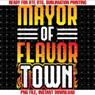 Funny Meme Design Flavortown Mayor Clothingdesign for Mayor of Flavor Town Tee