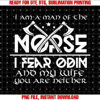 Funny Men Apparel Odinmens I Am a Man of the Norse Nordic Gift Viking Mythology Tee