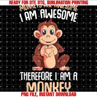 Funny Monkey Apparel Gift Ideasmonkeys Are Awesome Boys Kids Girls Monkey Tee